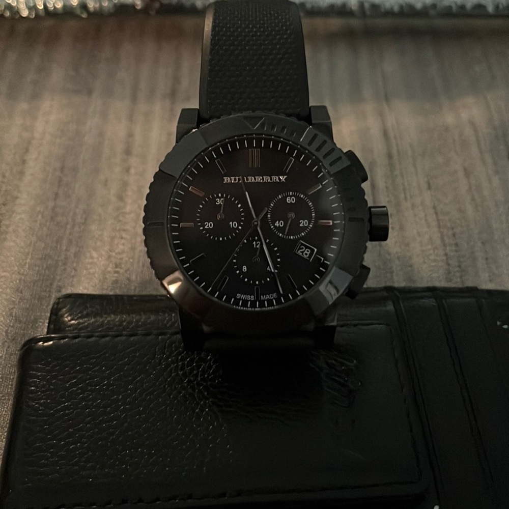 Burberry unisex sport watch.